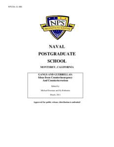 NPS-DA[removed]NAVAL POSTGRADUATE SCHOOL MONTEREY, CALIFORNIA