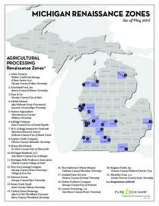 MICHIGAN RENAISSANCE ZONES (as of May[removed]KEWEENAW  HOUGHTON