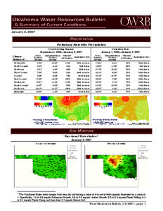 Oklahoma Water Resources Bulletin: 1/4/07