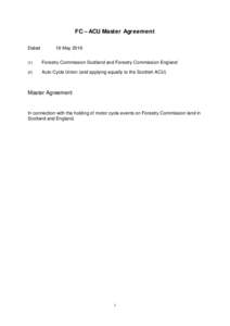 FC – ACU Master Agreement Dated 16 May)
