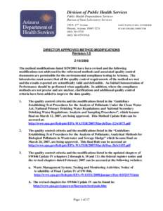 Separation processes / Laboratory techniques / Water pollution / Matrix / Calibration curve / Internal standard / Turbidity / Solid phase extraction / Clean Water Act / Chemistry / Analytical chemistry / Chromatography