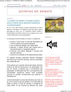 Quintas de debate: 