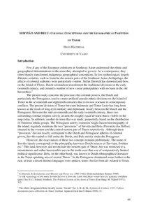 The Portuguese in Indonesia / Wehali / Liurai / Portuguese Empire / Amarasi / Belu / West Timor / Amanatun / Topasses / Portuguese Timor / Asia / East Nusa Tenggara