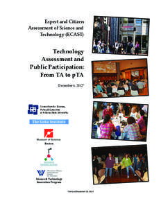   	
   Expert  and  Citizen   Assessment  of  Science  and   Technology  (ECAST)	
      