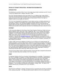 Politics / Pacific Islands Forum / Human rights / Human Rights Commission / Asia Pacific Forum / Northern Ireland Youth Forum / National human rights institutions / Government / Oceania