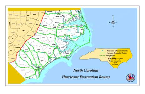 hurricane evacuation routes map