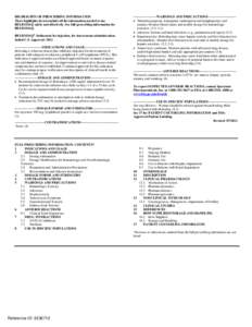 HIGHLIGHTS OF PRESCRIBING INFORMATION These highlights do not include all the information needed to use BELEODAQ safely and effectively. See full prescribing information for BELEODAQ. BELEODAQ® (belinostat) for injectio