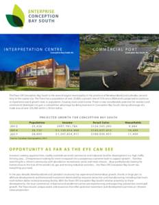 I N T E R P R E TAT I O N C E N T R E  Conception Bay South, NL COMMERCIAL PORT