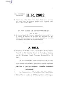 I  113TH CONGRESS 1ST SESSION  H. R. 2802