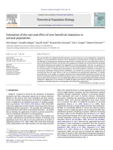 Theoretical Population Biology[removed]–178  Contents lists available at SciVerse ScienceDirect Theoretical Population Biology journal homepage: www.elsevier.com/locate/tpb