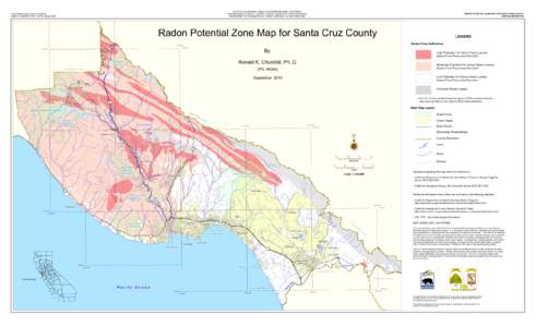 Soil contamination / Matter / Building biology / California / Santa Cruz County /  California / The Forest of Nisene Marks State Park / Santa Cruz /  California / Henry Cowell Redwoods State Park / Watsonville /  California / Geography of California / Radon / Santa Cruz Mountains