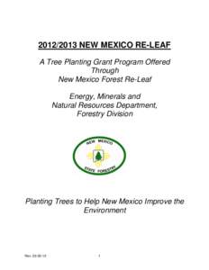 Reforestation / Tree planting / Trees / Mulch / Arborist / Federal grants in the United States / Windbreak / Environment / Forestry / Land management