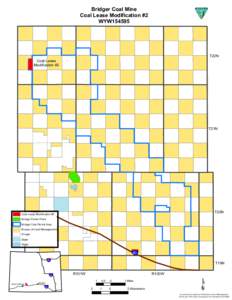 Bridger Coal Mine Coal Lease Modification #2 WYW154595 T22N