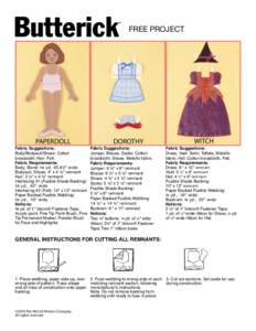 ®  FREE PROJECT PAPERDOLL