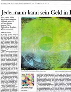 FRANKFURTER ALLGEMEINE SONNTAGSZEITUNG,  27. O K T O B E R[removed] , N R . 43