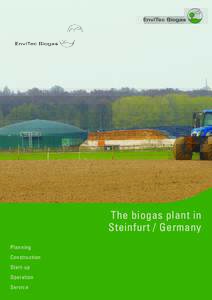 Biofuels / Anaerobic digestion / Biomass / Fuels / Fuel gas / Biogas / Manure / Saerbeck / Steinfurt / Waste management / Sustainability / Environment