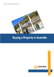 www.nextstepaustralia.com  Buying a Property in Australia Buying a Property in Australia Housing Market in Australia - Update May 2010