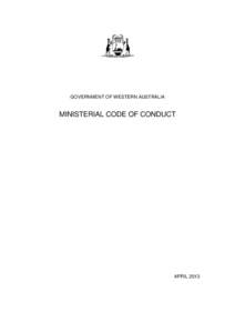 Ministerial Code of Conduct