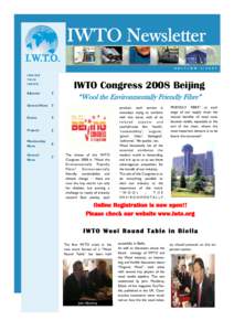 IWTO Newsletter I.W.T.O. E D I T I O N INSIDE THIS