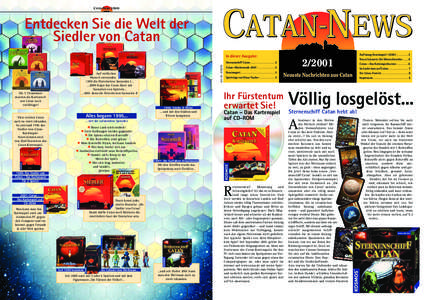 CATAN-NEWS[removed]Entdecken Sie die Welt der