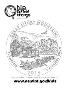 America the Beautiful Quarters Coloring Page--Great Smoky Mountains National Park