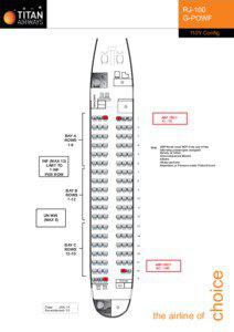 AVRO RJ100 Seating Diagram Am...