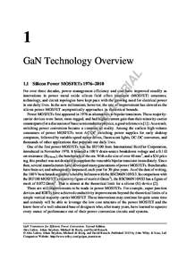 Power electronics / Semiconductor devices / Gallium nitride / Nitrides / Field-effect transistor / MOSFET / Transistor / Depletion and enhancement modes / High electron mobility transistor / Chemistry / Technology / Electrical engineering