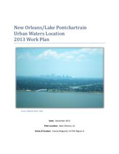 New Orleans/Lake Pontchartrain Urban Waters Pilot[removed]Work Plan