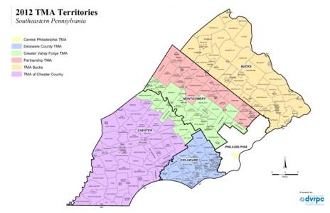 2012 TMA Territories  Riegelsville Southeastern Pennsylvania