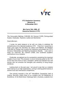 Microsoft Word - ED_Speech-VTC_Graduation_Ceremony_2013[removed]