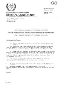 GC(XXXV)/RES/568 September 1991 International Atomic Energy Agency  GENERAL CONFERENCE