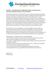 Microsoft Word[removed]Interpellation angående isoleringen av Östra Villastaden.doc