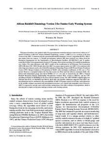 588  JOURNAL OF APPLIED METEOROLOGY AND CLIMATOLOGY VOLUME 52