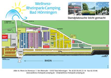 WellnessRheinpark-Camping Bad Hönningen Standplatzsuche leicht gemacht Ver- und Entsorgungsstation für Wohnmobile