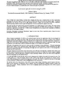 Copyright 2009 Society of Photo-Optical Instrumentation Engineers This paper was published in Proc. SPIE Vol. 7212, [removed]Feb. 6, 2009) and is made available as an electronic preprint with permission of SPIE. One print or electronic copy may be made for personal use only. Systematic or multiple