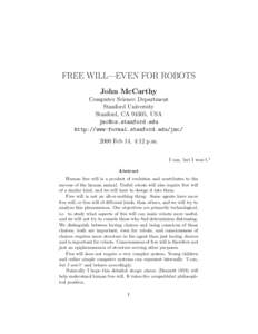 Finite-state machine / Nondeterministic finite automaton / Computer chess / Robot / Chess / Ω-automaton / Automata theory / Models of computation / Games