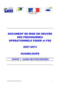 16 Liberté – Egalité – Fraternité République Française SECRÉTARIAT D’ÉTAT À L’OUTRE-MER