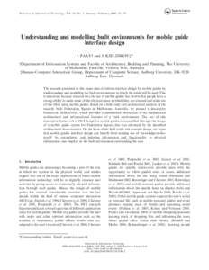 Indexicality / User interface techniques / Human communication / Human–computer interaction / Scientific revolution