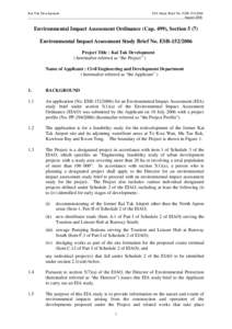 Environmental law / Technology assessment / Environmental impact assessment / Sustainable development / Kai Tak Airport / Environmental remediation / Environmental protection / Economic impact analysis / California Environmental Quality Act / Environment / Impact assessment / Earth