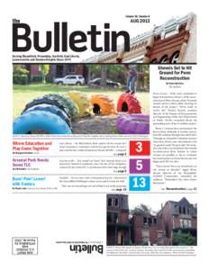 Volume 38, Number 8  AUG 2013 Serving Bloomfield, Friendship, Garfield, East Liberty, Lawrenceville and Stanton Heights Since 1975