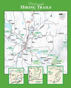 Peterborough  Hiking Trails Map Design © CPorter Designs[removed]N