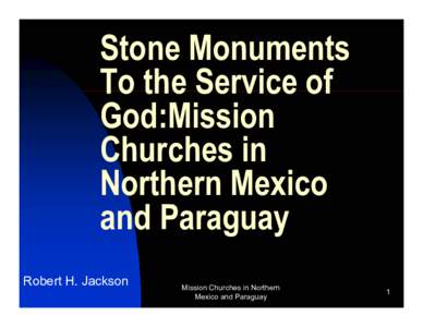 Microsoft PowerPoint - Stone Monuments To the Service of God.ppt [Read-Only]