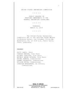 March 13, 2014 Public Hearing Transcript