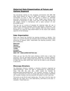 Microsoft Word - F&O Historical Data_Read Me file.doc