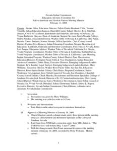 Native American tribes in California / Paiute / Washoe tribe / Washoe County School District / Reno-Sparks Indian Colony / Reno /  Nevada / Indian colony / Paiute people / Washoe people / Nevada / Western United States / Great Basin tribes