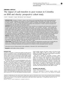 International Journal of Obesity & 2011 Macmillan Publishers Limited All rights reservedwww.nature.com/ijo ORIGINAL ARTICLE