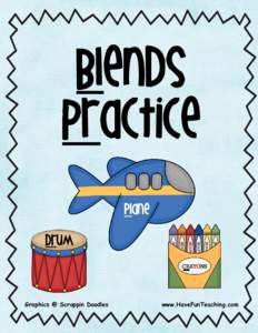 Blends Practice plane drum  Graphics @ Scrappin Doodles