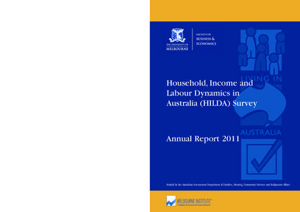 Household /  Income and Labour Dynamics in Australia Survey / Hilda / The Melbourne Institute of Applied Economic and Social Research / British Household Panel Survey / Roy Morgan Research / Statistics / Economic data / Panel data