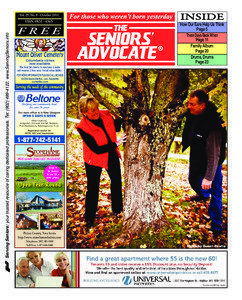 Vol. 29, No. 8 - October[removed]Serving Seniors: your trusted resource of caring dedicated professionals. Tel: ([removed]www.ServingSeniors.info