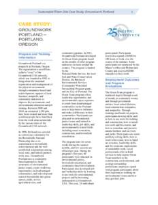 Geography of the United States / American Association of State Colleges and Universities / Association of Public and Land-Grant Universities / Coalition of Urban and Metropolitan Universities / Portland State University / Brownfield land / Portland /  Oregon / Workforce development / Environmental justice / Environment / New Urbanism / Town and country planning in the United Kingdom